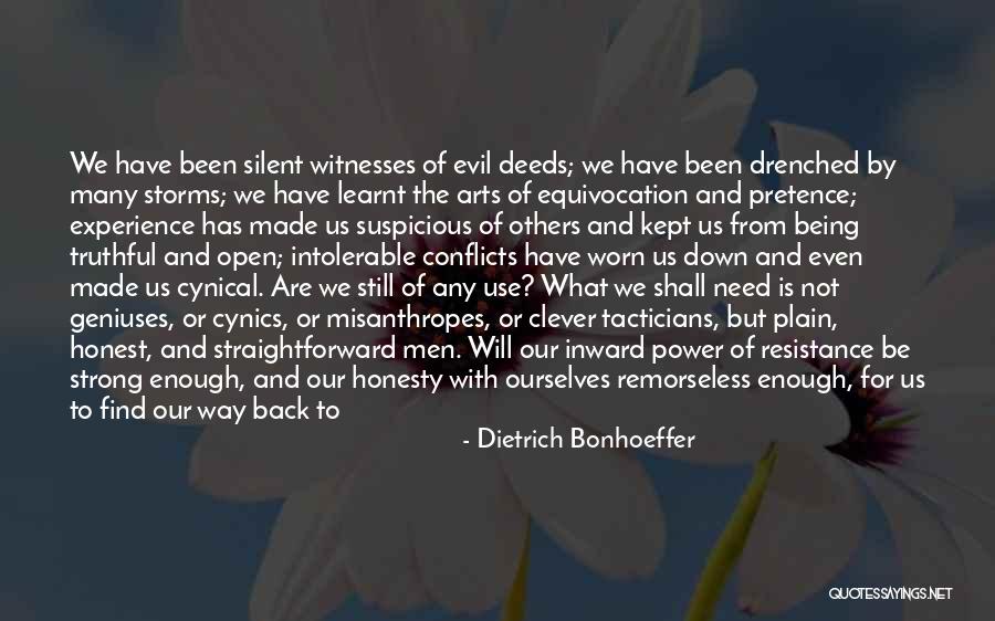 Equivocation Quotes By Dietrich Bonhoeffer