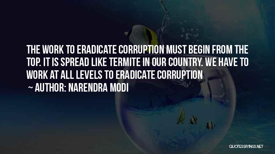 Eradicate Corruption Quotes By Narendra Modi