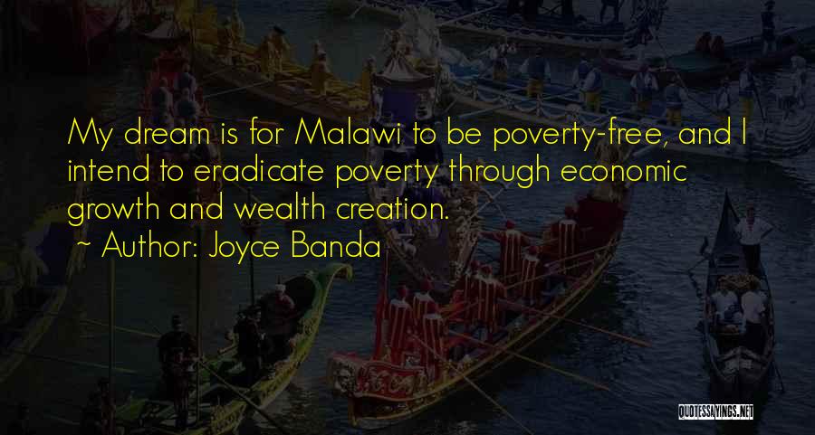 Eradicate Poverty Quotes By Joyce Banda