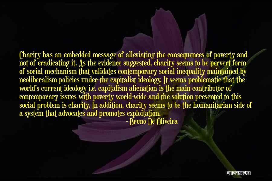 Eradicating Poverty Quotes By Bruno De Oliveira Eradicating Poverty Quotes By Bruno De Oliveira