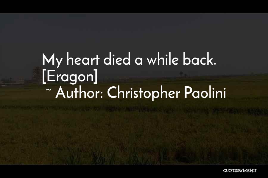 Eragon Christopher Paolini Quotes By Christopher Paolini