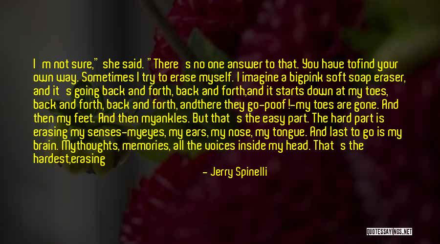 Erase All Memories Quotes By Jerry Spinelli