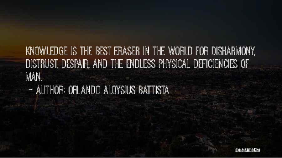 Eraser Quotes By Orlando Aloysius Battista