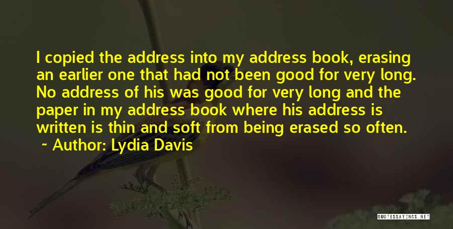 Erasing Quotes By Lydia Davis