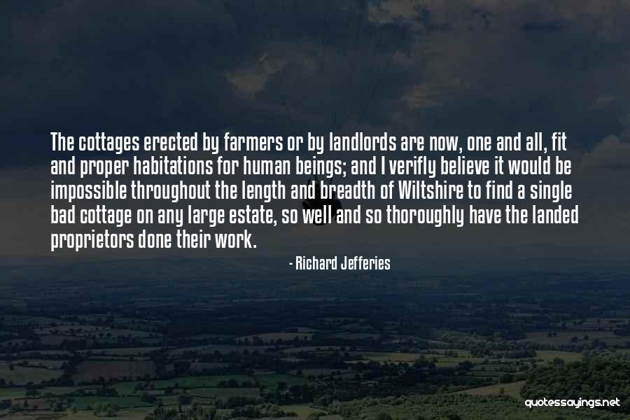 Erected Human Quotes By Richard Jefferies Erected Human Quotes By Richard Jefferies