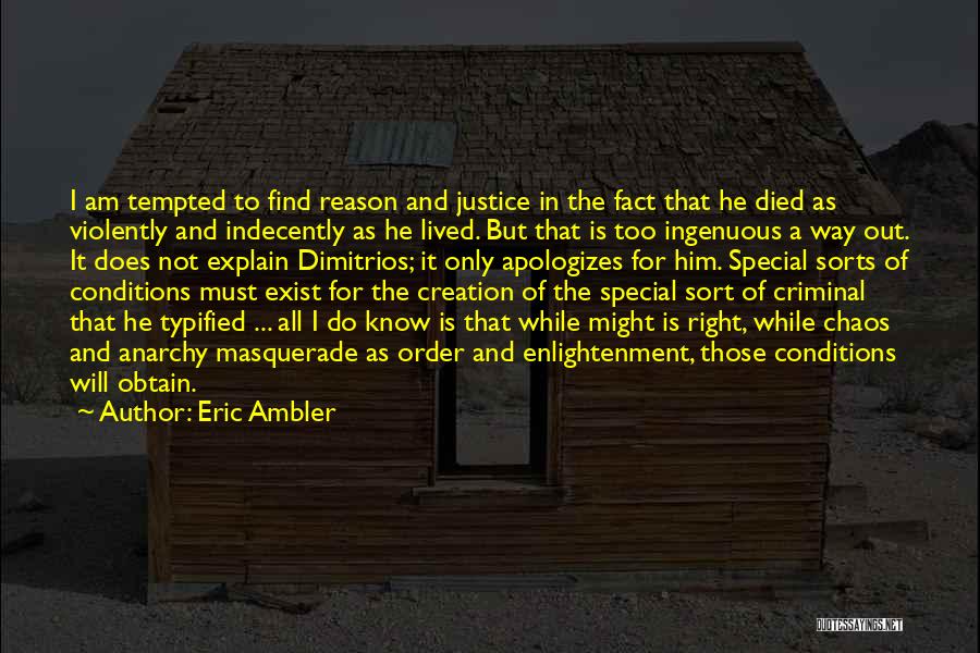 Eric Ambler Quotes 785578