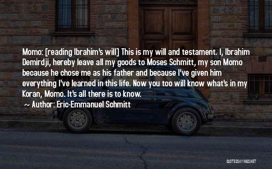 Eric-Emmanuel Schmitt Quotes 250899