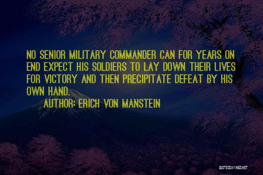 Erich Von Manstein Quotes 1074945