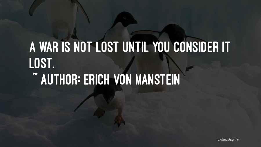 Erich Von Manstein Quotes 2058656