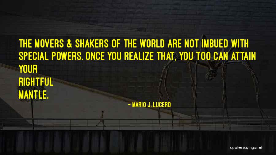 Erigo Apparel Quotes By Mario J. Lucero
