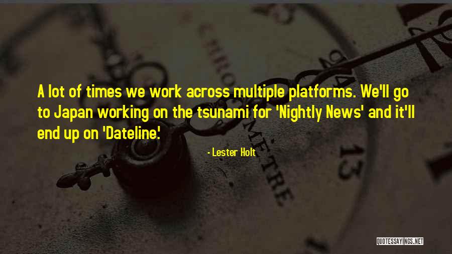 Erlbacher Gear Quotes By Lester Holt Erlbacher Gear Quotes By Lester Holt