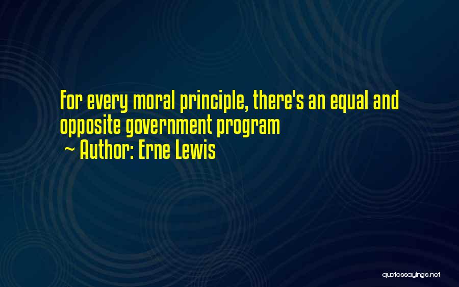 Erne Lewis Quotes 100722