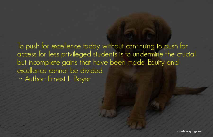 Ernest L. Boyer Quotes 2114744