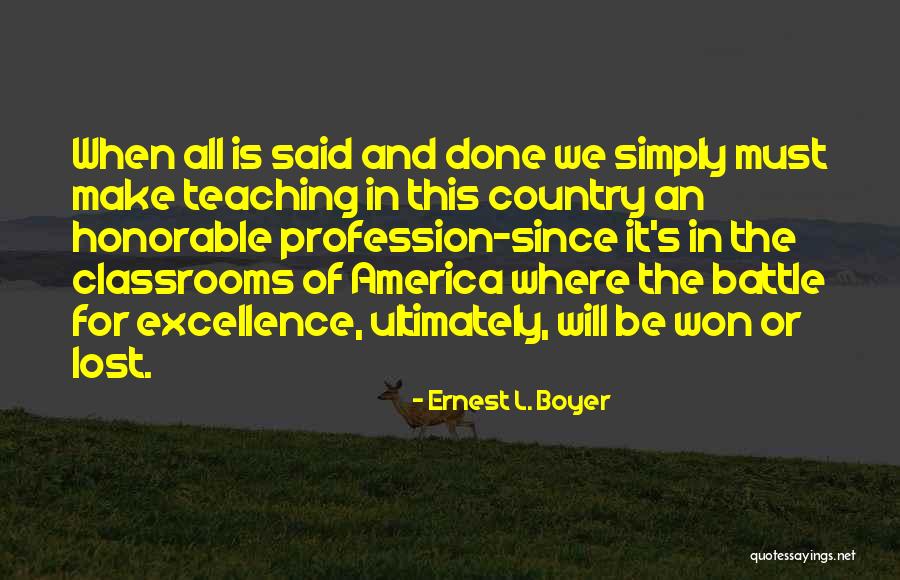 Ernest L. Boyer Quotes 761282