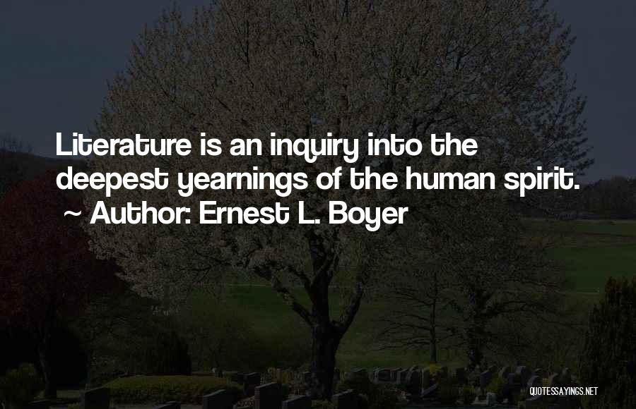 Ernest L. Boyer Quotes 862677