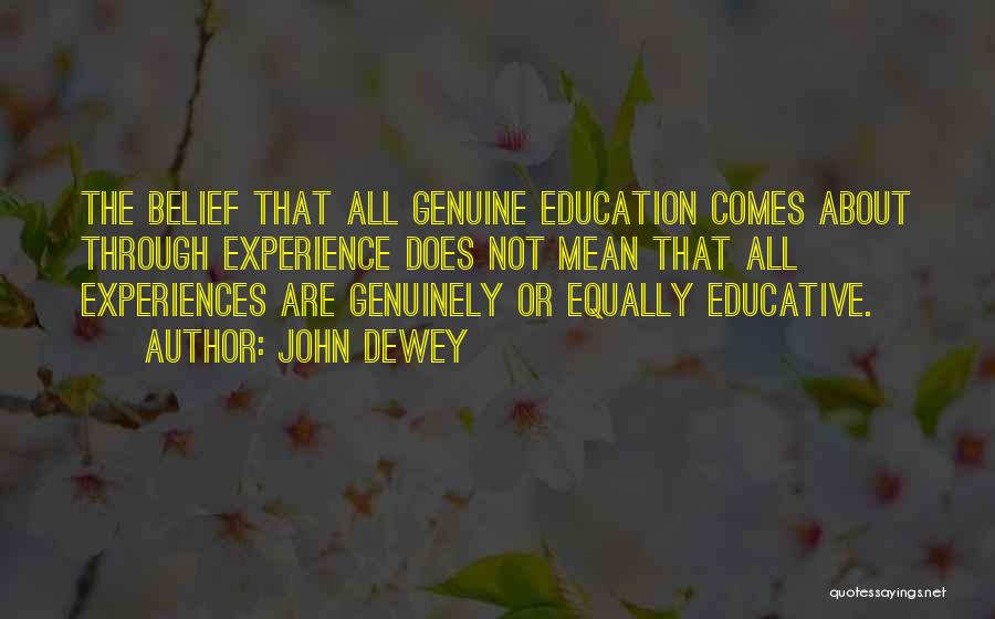 Ernestine Johnson Quotes By John Dewey
