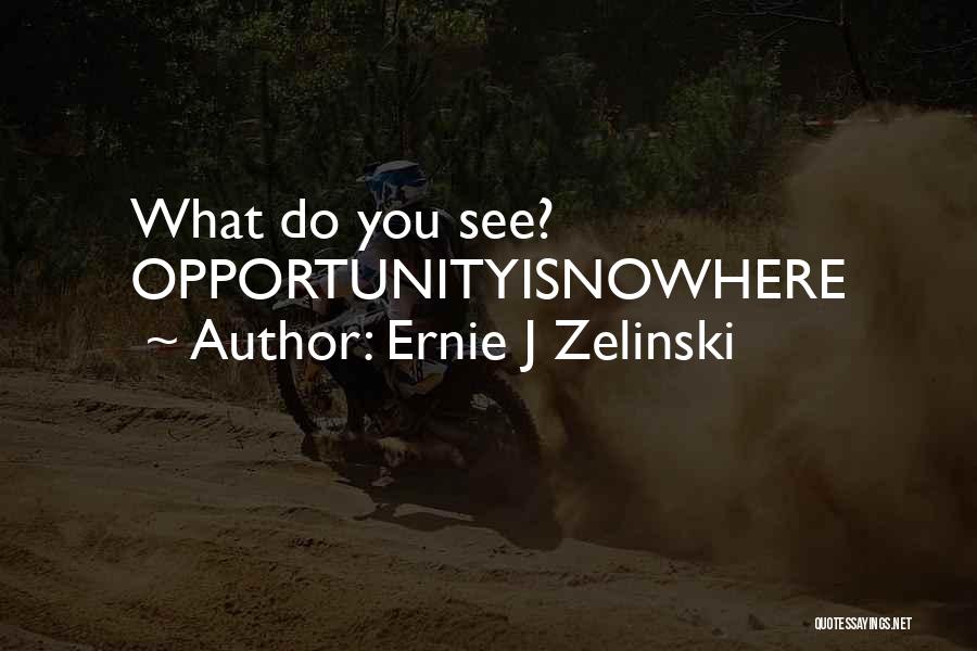 Ernie J Zelinski Quotes 685154