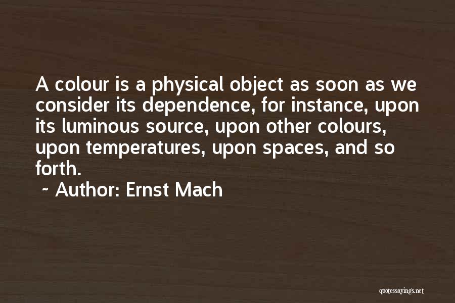 Ernst Mach Quotes 320469