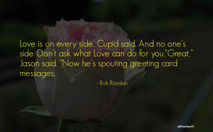 Eros Love Quotes By Rick Riordan