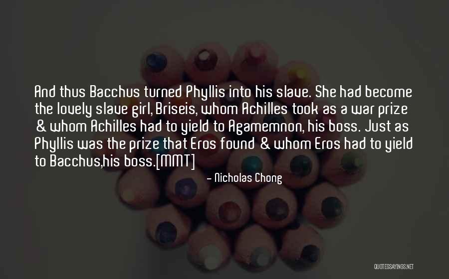 Eros Quotes By Nicholas Chong Eros Quotes By Nicholas Chong