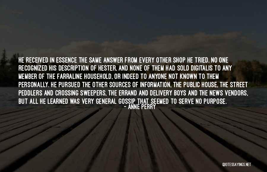 Errand Quotes By Anne Perry Errand Quotes By Anne Perry