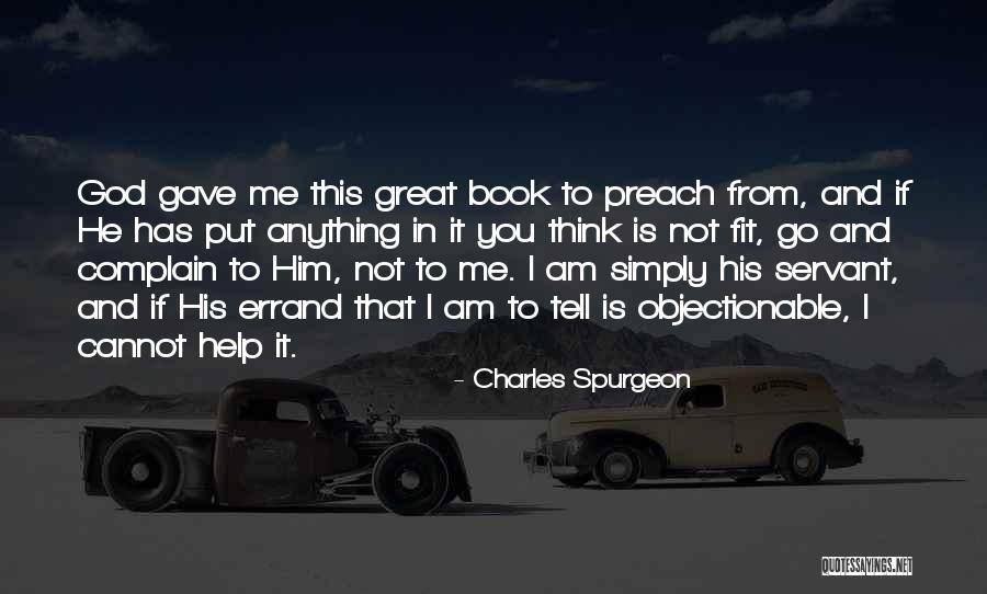 Errand Quotes By Charles Spurgeon Errand Quotes By Charles Spurgeon