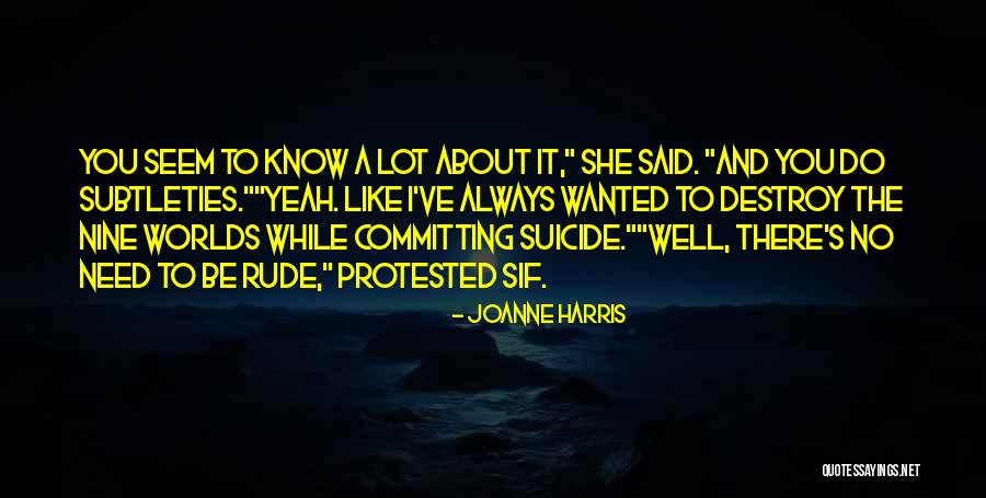 Erroll Thompson Quotes By Joanne Harris Erroll Thompson Quotes By Joanne Harris