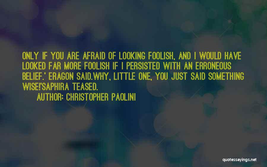 Erroneous Quotes By Christopher Paolini