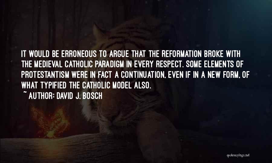 Erroneous Quotes By David J. Bosch