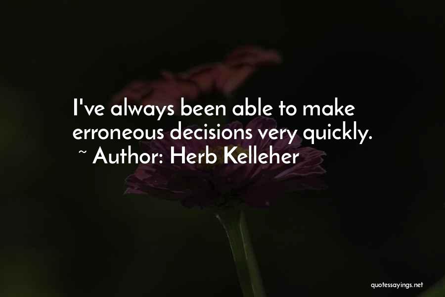 Erroneous Quotes By Herb Kelleher
