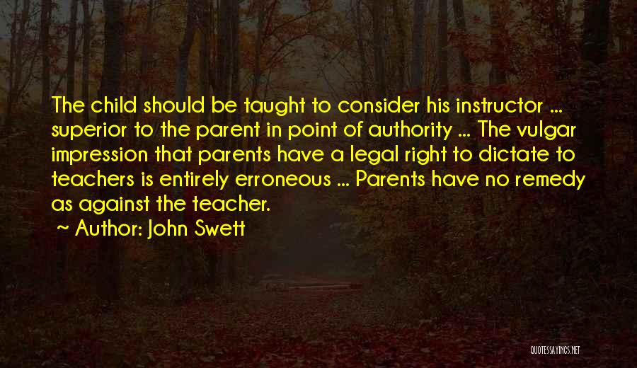 Erroneous Quotes By John Swett