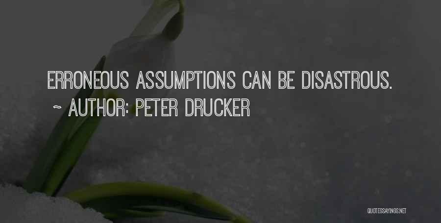 Erroneous Quotes By Peter Drucker