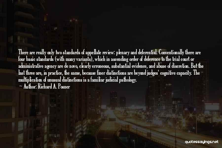 Erroneous Quotes By Richard A. Posner