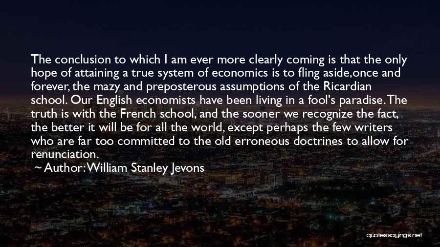 Erroneous Quotes By William Stanley Jevons