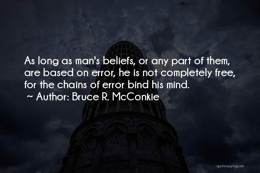 Error Free Quotes By Bruce R. McConkie