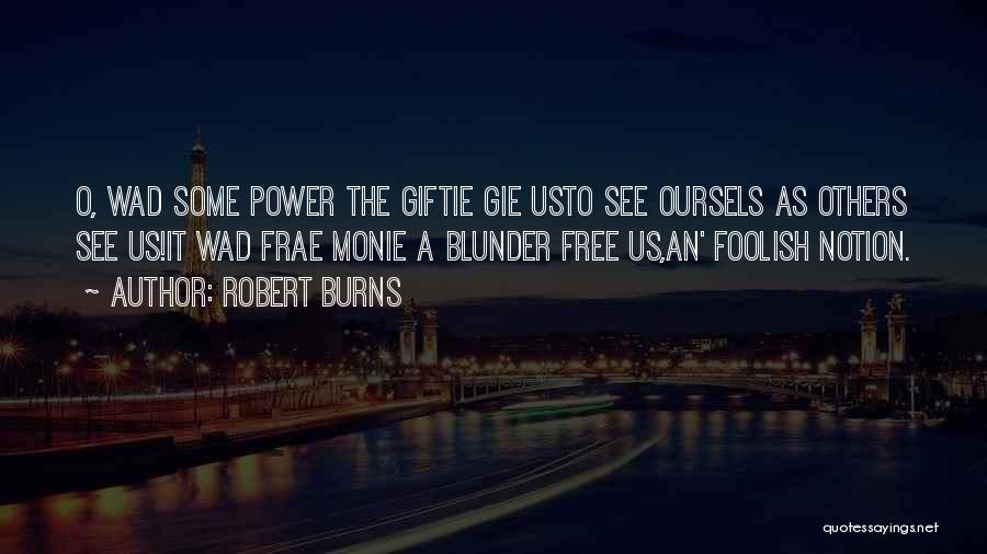 Error Free Quotes By Robert Burns