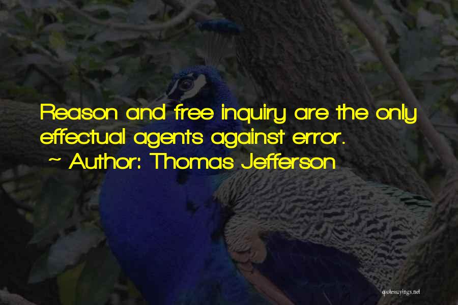 Error Free Quotes By Thomas Jefferson