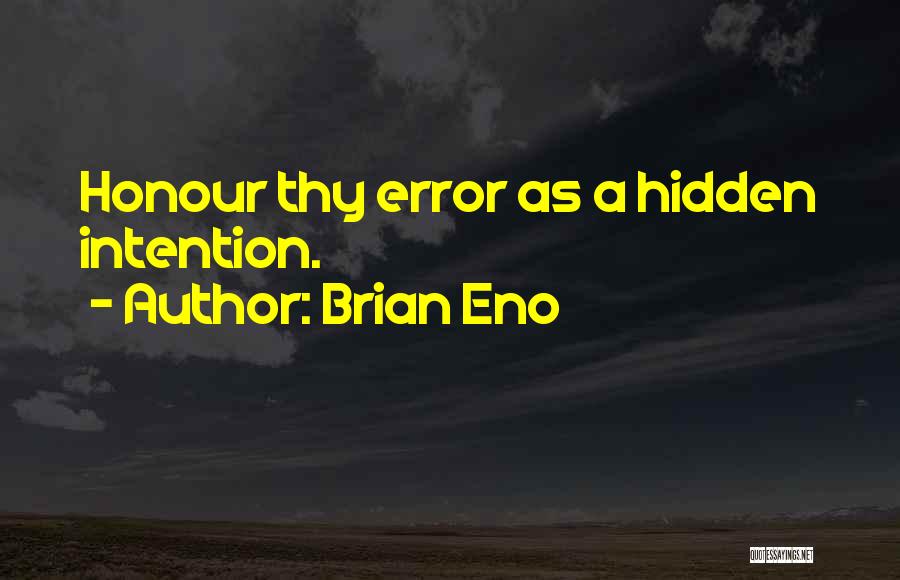 Error Quotes By Brian Eno