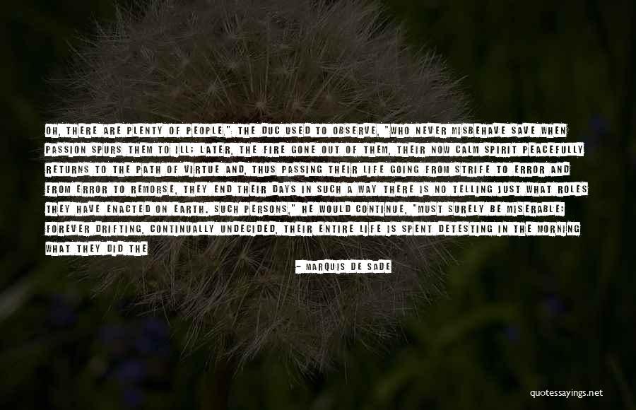 Error Quotes By Marquis De Sade Error Quotes By Marquis De Sade