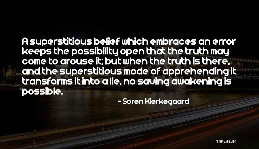 Error Quotes By Soren Kierkegaard