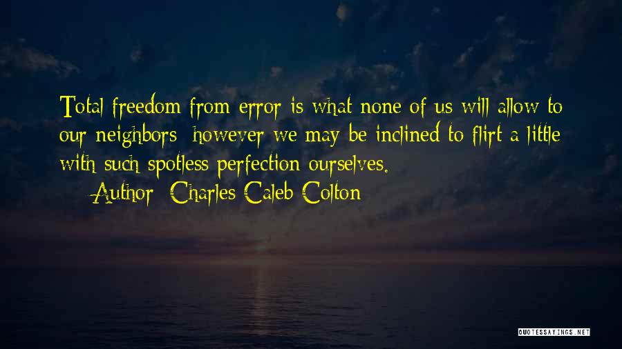 Errors Quotes By Charles Caleb Colton