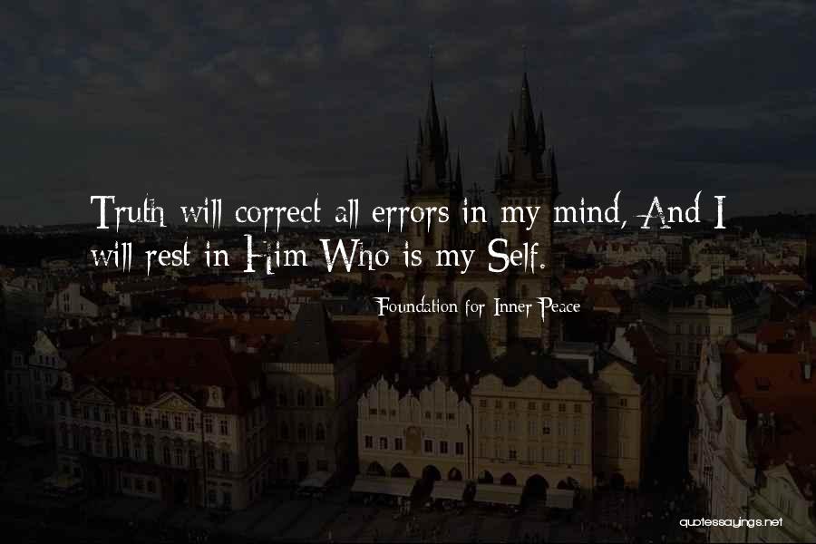 Errors Quotes By Foundation For Inner Peace Errors Quotes By Foundation For Inner Peace