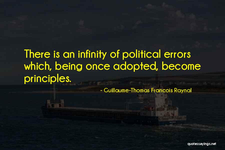 Errors Quotes By Guillaume-Thomas Francois Raynal