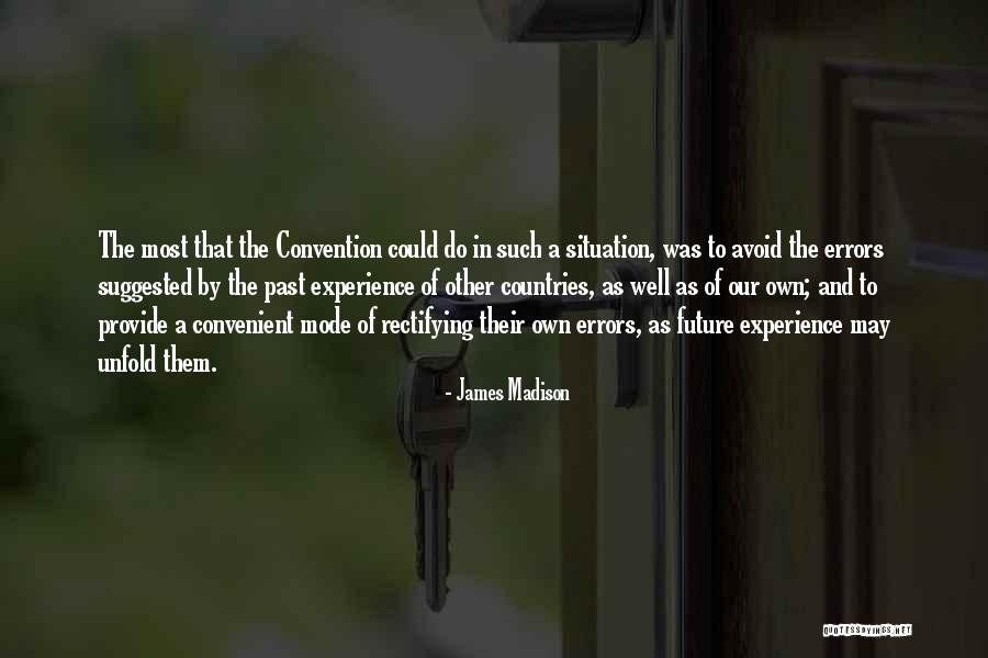 Errors Quotes By James Madison