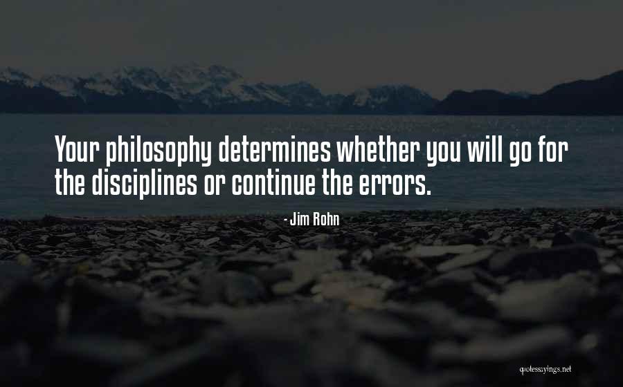 Errors Quotes By Jim Rohn