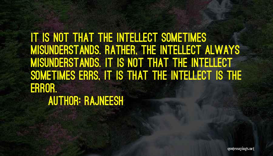 Errors Quotes By Rajneesh
