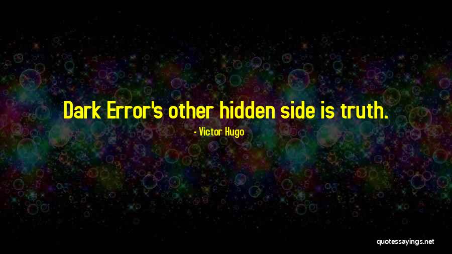 Errors Quotes By Victor Hugo