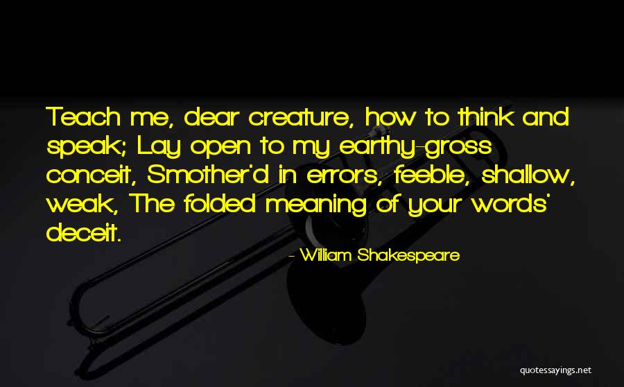 Errors Quotes By William Shakespeare