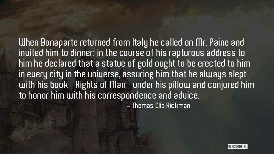 Erupting Wisdom Quotes By Thomas Clio Rickman Erupting Wisdom Quotes By Thomas Clio Rickman