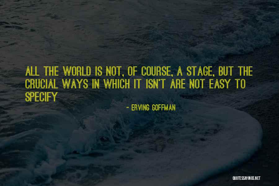 Erving Goffman Quotes 1427226